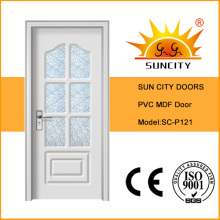 Best Quality PVC Coated MDF Door Made in China (SC-P121)